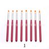 Pluma para Uñas Pluma Flor para Uñas Pluma con Forma Pluma Pintada para Arte de Uñas 8 Piezas con Forma de Pétalo Pintado