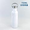 Chaleira Esportiva para Água com Transferência de Calor de 600ml Personalizada DIY Foto e Texto Impressos Logo de Aço Inoxidável Chaleira Grande para Água Copo Publicitário