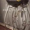 Casa Estilo Europeo Restaurante Sala de Estar Artesanía de Metal Mesa de Hierro Forjado Imitación Cobre Hogar Artesanía de Hierro Mesa de Bar