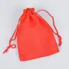 Amazon Bolsa Nueva Pequeña de Lino Empaque para Joyería Almacenamiento Bolsillo con Cordón Empaque Bolsa de Lino
