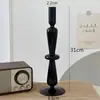 Lujo Ligero Estilo Oscuro Jarrón Vintage Estilo Ins Sentido Avanzado Portavelas de Vidrio Decoraciones de Escritorio para el Hogar Adornos