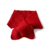 Nova coleção outono e inverno: cachecol de tricô de cashmere liso, design unissex, moderno, simples, versátil e quente, com estilo cruzado