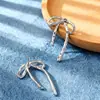 Pendientes de Hada Ins, Suaves, Sencillos, con Lazo, Pendientes de Moda Personalizados para Mujer, Nuevos Pendientes Primavera y Verano, Pendientes Mariposa