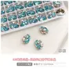 Decoraciones K9 Premium para Uñas con Pedrería, Forma de Huevo de Paloma Fina Blanco Transparente, Lujo Ligero, Sin Base, Accesorios de Bolas de Pedrería para Uñas, Producto Terminado