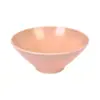 Tigela Redonda de Melamina Cor Macaron Tigela de Plástico Conjunto de Pratos para Estudante Tigela de Arroz Doméstica Tigela para Macarrão Instantâneo Tigela Criativa para Macarrão Utensílios de Mesa