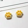 Garras de gatito de dibujos animados mini tridimensionales para joyería DIY, carcasa de teléfono móvil, horquilla de belleza, goma para el pelo, tocado, pendientes, accesorios de resina