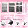 Set de Pestañas Postizas de Racimo Gran Capacidad 70% de descuento Apilable Libro de Pestañas Set de Herramientas para Pestañas DIY Europeas y Americanas