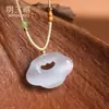 Colar Pingente Cadeado Nuvem Pedra Olho de Gato Popular Pingente Colar Gota d'Água Abóbora Olho de Gato Rosa Venda Direta da Fábrica Transmissão ao Vivo
