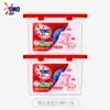 Omo Bolinhas de Lavar Sakura Caixa com 50 Peças Detergente Concentrado, Esterilização, Remoção de Ácaros, Maciez e Perfume, Três-em-Um