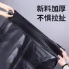Bolsas de Basura Grandes en Stock, Extra Grandes Gruesas Negras para Propiedad de Hotel, Bolsas de Plástico Extra Grandes Extra Gruesas con Boca Plana para Uso Comercial