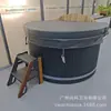 Venda Direta da Fábrica Piscina de Água Termal de Madeira de Uso Duplo Fogão a Lenha Externo Banheira de Água Termal Banheira de Cedro Vermelho