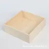 Caja de Madera Se Puede Personalizar DIY Madera Maciza Almacenamiento y Organización Caja de Almacenamiento para Escombros de Madera Caja de Exhibición Adornos Caja Pequeña Transparente