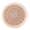 Mantel individual de yute con borlas INS, impermeable, para ollas, cuencos, platos, mesa de boda, decorativo, 1391