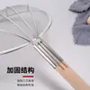 Colador de acero inoxidable valla de pesca comercial red de filtro de cocina cuchara de superficie de pesca red fina y densa grande freidora grande cuchara colador