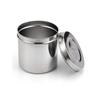304 Cilindro de pomada de aço inoxidável grosso Caixa de amostra Salão de beleza Clínica Cilindro de curativo Gaze de álcool Tanque de desinfecção de bola de algodão