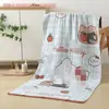 Toalla de baño de gasa de algodón puro de dibujos animados, gasa multicapa, suave y absorbente, adecuada para hombres y mujeres, uso doméstico, toalla de playa para adultos, 75*150 cm, disponible para venta al por mayor