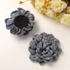 Estilo Britânico Elegante Tecido Xadrez Rosas DIY Atmosfera Pega Cabelo Cordão Headwear Corsage Feminino Flor Acessórios