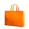 Bolsa de proteção ambiental feita sob medida para compras de roupas de publicidade saco feito sob medida logotipo revestido quente - pressionado saco não tecido
