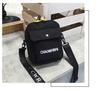 2019 Verão Nova Bolsa Pequena de Lona Cor Sólida Ombro Único Bolsa Transversal Feminina Bolsa para Celular Bolsa de Celebridade da Internet Mochila Feminina