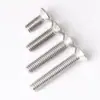 Tornillos para máquina de aleación de aluminio con cabeza de cruz Phillips, tornillos de cabeza plana ranura en cruz, tornillos electrónicos KM M2.5M3M4M5M6