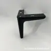 Pata de sofá semicírculo pequeño de borde recto más vendida pata de cama pata de armario pata de soporte de metal