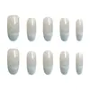 Linhas Simples, Olho de Gato Azul Nebuloso, Textura de Alta Qualidade, Estilo Menina Elegante, Estilo Senhora Madura, Nail Art 30-t Unhas Usáveis