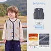 [Nuevo chaleco reversible para niños Otoño Cálido Ropa de otoño para niñas Tops Ropa para bebés pequeños Niños]