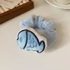 Outono e Inverno Pinguim Coelho Fofo Pelúcia Desenho Animado Scrunchie Elástico de Cabelo Gato Corda para Coque Faixa de Cabelo Acessório de Cabelo para Mulheres
