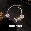 Joyería Iris Griego Morado Rosa Gema Collar Vintage Camelia Cuadrado Gordo Circonita Pulsera conjunto
