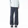 Pantalones largos de trabajo estilo americano nuevos de verano para niños, adolescentes y estudiantes, pantalones deportivos casuales rectos de corte holgado para hombres