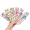Tiara de Renda Colorida com Bolinhas Fofa para Meninas Estilo Coreano Estilo Ins~Adesivo Mágico Domador de Fios Soltos Tira Larga para Cabelo