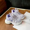 Zapatos para Niñas, Zapatos Deportivos Transpirables, Nuevo Estilo Primavera y Otoño 2025, Zapatos de Malla Luminosos para Niñas, Zapatos Funcionales para Niños, Suelas Suaves, Antideslizantes