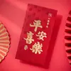 2025 Novo Envelope Vermelho Grande de Alta Qualidade com Padrão Cem Bênçãos Estampado a Quente Dourado Espesso Envelope para Dinheiro da Sorte de Mil Yuan com Caractere de Bênção de Grande Sorte e Prosperidade