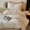 Conjunto de Cama Quente Espesso com Escultura de Lã de Leite Quatro Peças Outono/Inverno Conjunto de Três Peças com Lençol de Flanela Coral e Capa de Edredom Roupa de Cama