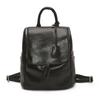 Bolso Estilo Perezoso para Mujer Verano 2025 Nuevo Cuero Suave Moda Casual Simple Mochila para Viajar Mochila para Estudiante