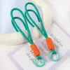 Novo Cordão Colorido Simples Tecido à Mão para Celular Chaveiro Cordão Combinação de Cores Corda para Celular Corda para Copo d'Água Atacado