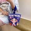 Versão Coreana 2026 Nova Bolsa Saco Bolsa de Mão Estudante Comutador Bolsa de Lona Fabricante Atacado Versão Coreana Bolsa de Tecido Fofa