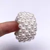 Novo Anel de Cabelo de Pérola Pesado Feito à Mão Moda Elegante Corda de Rabo de Cavalo de Alta Qualidade Cabeça Redonda Corda de Cabelo Simples de Alta Elasticidade Tendão de Borracha