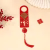 Decoración para el Hogar Nuevo, Accesorios de Manija para Cerradura de Puerta de Buena Suerte, Mudanza a una Casa Nueva, Decoraciones Colgantes, Colgantes para Manija de Puerta de Inauguración