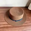 Sombrero de Paja Tejida Fina de Ala Plana y Copa Plana con Lazo de Mezclilla Protección Solar de Verano Protector Solar Viaje Ligero Sombrero de Paja para Mujer Compras