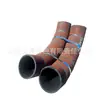 Fabricante de Tubos Compostos Cerâmicos Dn200 Processa Tubos Resistentes ao Desgaste Revestidos com Cerâmica Cotovelo de Cerâmica de Alumina de 90 graus