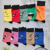 Calcetines de Comercio Exterior Más Vendidos Tumu Calcetines de Moda Europeos y Americanos Nueva Personalidad Emoji Calcetines de Media Caña Calcetines Unisex de Otoño e Invierno en Stock Venta al por Mayor