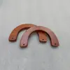 Accesorios para bolsos transfronterizos mango de madera en forma de U de madera maciza material para bolsa hecha a mano DIY mango de madera bolsa con mango de madera