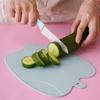 Tabla de cortar con forma de manzana para dormitorio, cuchillo pelador, cuchillo para fruta de acero inoxidable, tabla de cortar para cocina, juego de cuchillos de regalo, personalizado