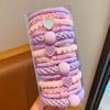 Gomas para el Pelo Circulares Grandes para Niñas, Accesorios Coreanos para el Cabello de Bebé, Diademas, Gomas Elásticas para Atar el Cabello, Gomas para el Pelo Infantiles