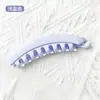 Presilha de Cabelo Banana Estilo Coreano e Japonês Nova Presilha Garra Cruzada Fosca com Dentes para Rabo de Cavalo e Penteado
