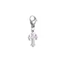 Colgante de Acero Inoxidable Transfronterizo Colgante de Cruz Versátil Accesorios de Joyería de Nicho de Moda Colgante para Bolso Llavero