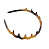 Accesorios para el Cabello Coreanos Diadema Ondulada Sencilla para Mujeres con Parte Superior del Cráneo Alta, Diadema Pinza Versátil para Salir y Lavarse la Cara, Nuevo Estilo 2025