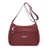 Bolso cruzado de compras versátil, bolsa de tela de nailon impermeable, bolso tipo mom nuevo estilo occidental, bolso de hombro de moda para mujer