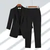 Conjunto de Traje Profesional para Mujer Primavera y Otoño 2026, Nuevo Talla Grande, Estilo de Alta Gama, Traje de Dos Piezas Elegante y Pequeño para Viaje